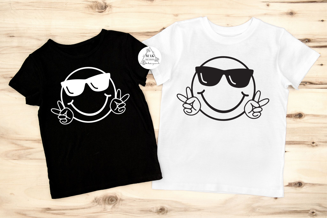 Peace Smiley With Sunglasses