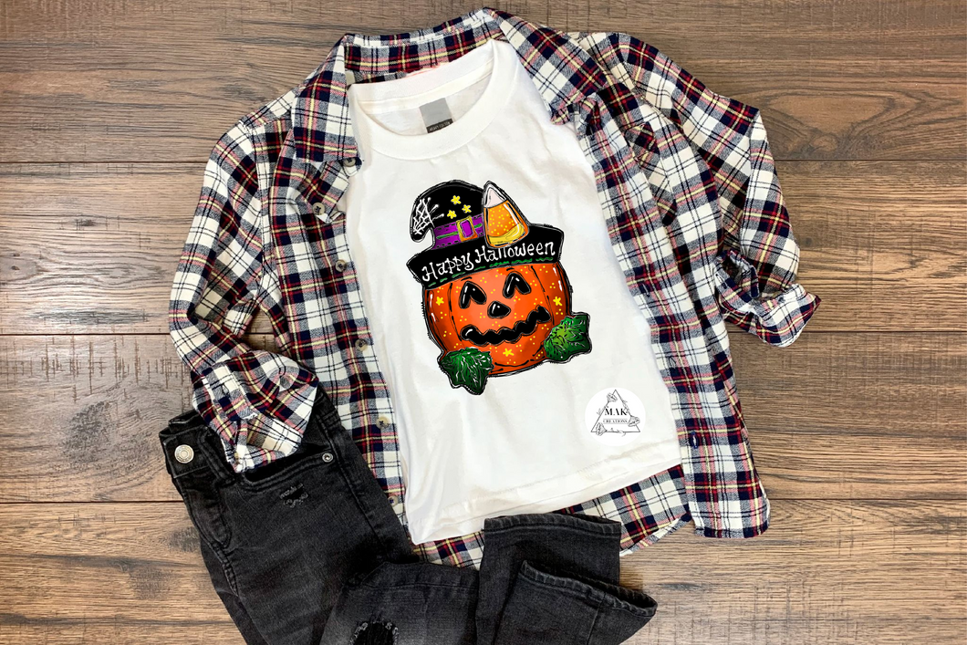 Happy Halloween Pumpkin (AVAILABLE IN ALL SIZES)