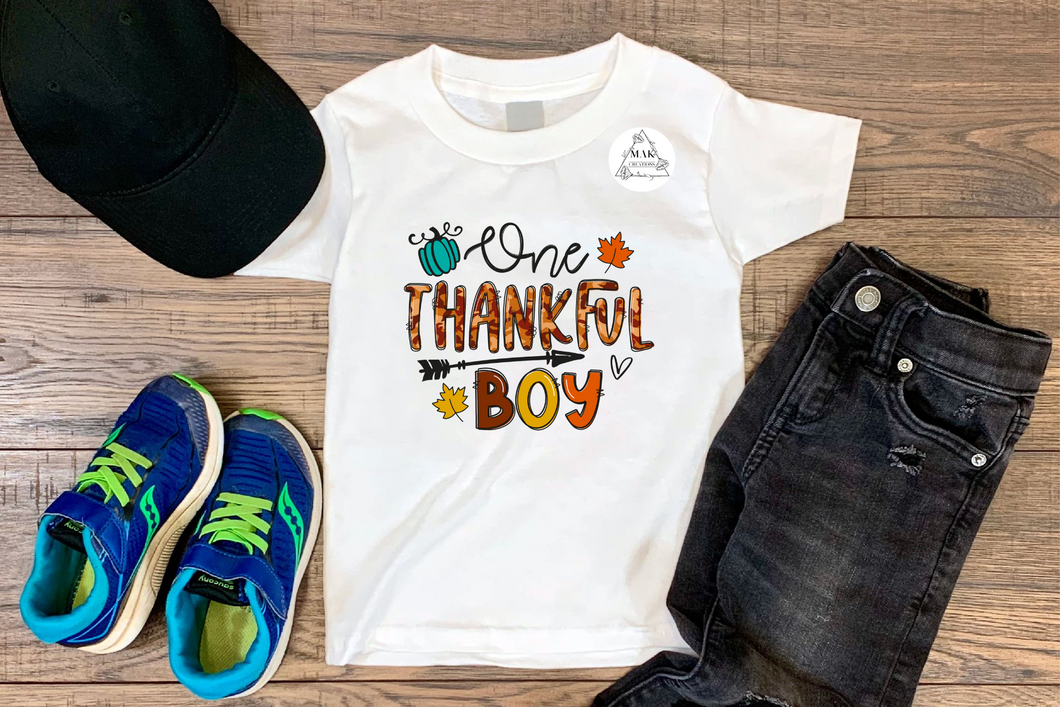 One Thankful Boy (AVAILABLE IN ALL SIZES)