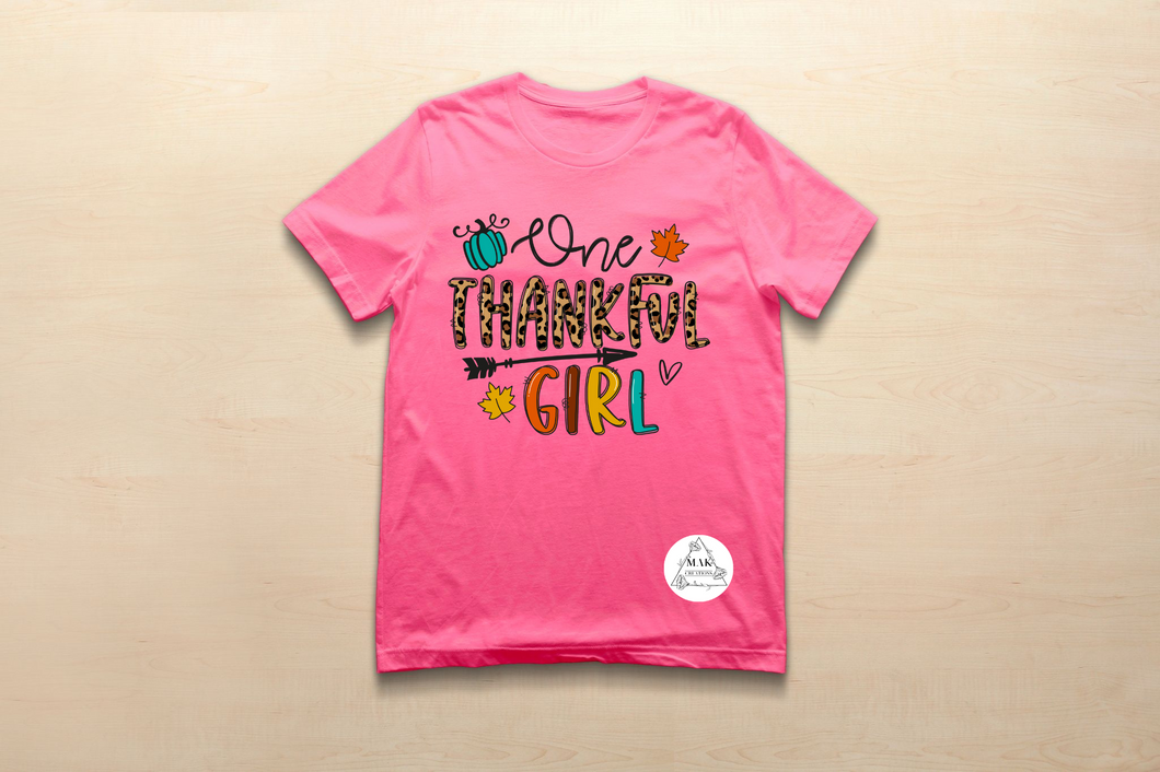 One Thankful Girl (AVAILABLE IN ALL SIZES)