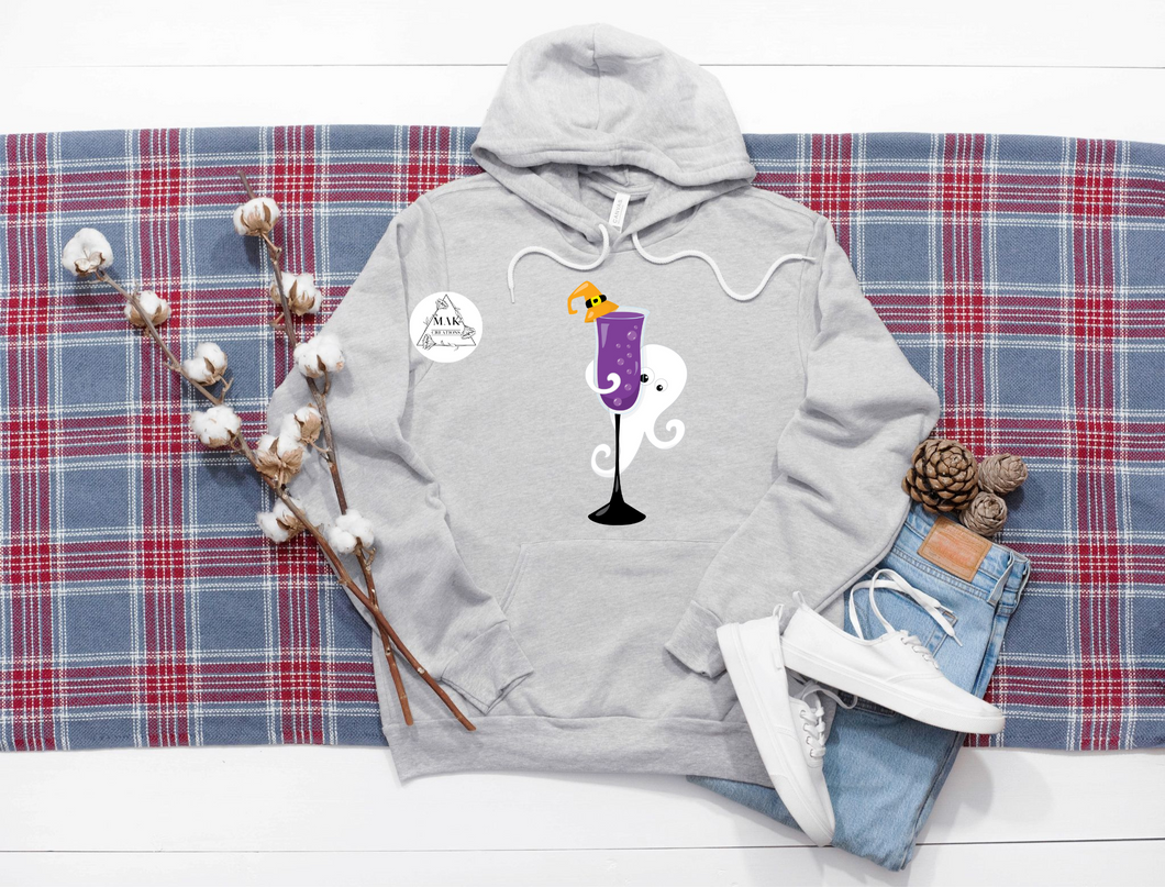 Purple with Ghost Spooky Drink (AVAILABLE IN ALL SIZES)