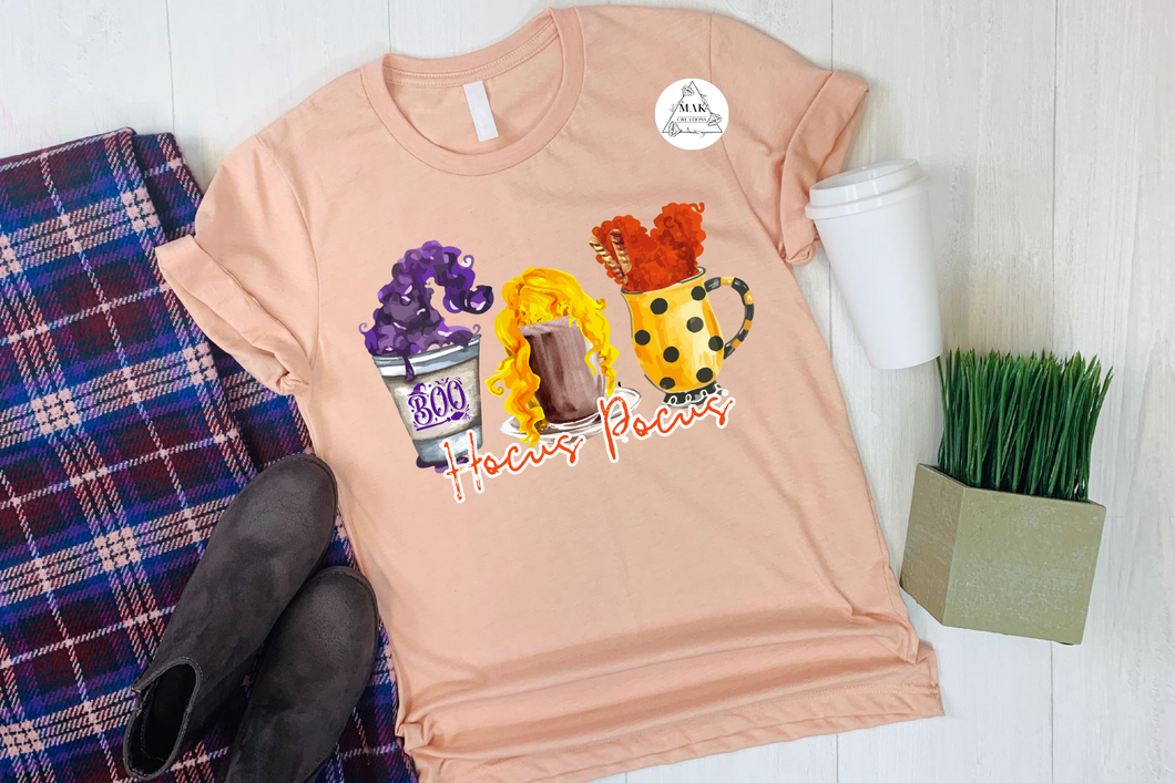 Three Cute Coffees (AVAILABLE IN ALL SIZES)