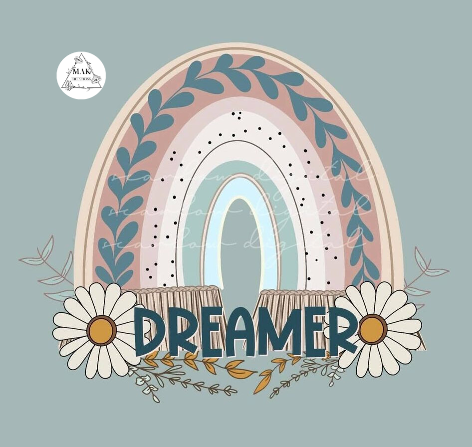 Dreamer with Floral (AVAILABLE IN ALL SIZES)