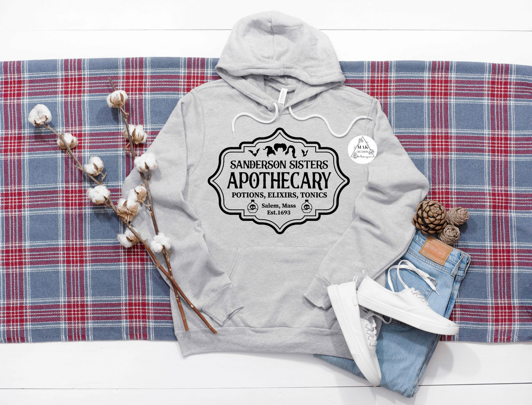 Apothecary (black) (AVAILABLE IN ALL SIZES)