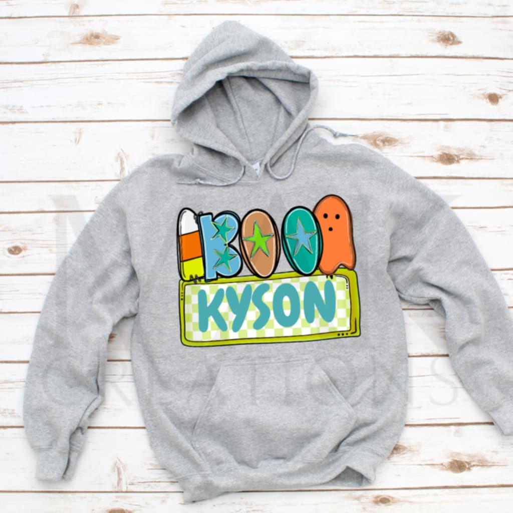 Lime Green Boo (boy) (Personalized)