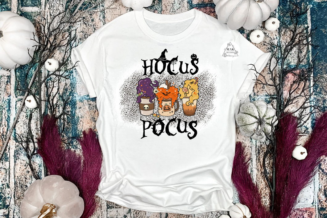 Three Spooky Coffees (with gray background) (AVAILABLE IN ALL SIZES)