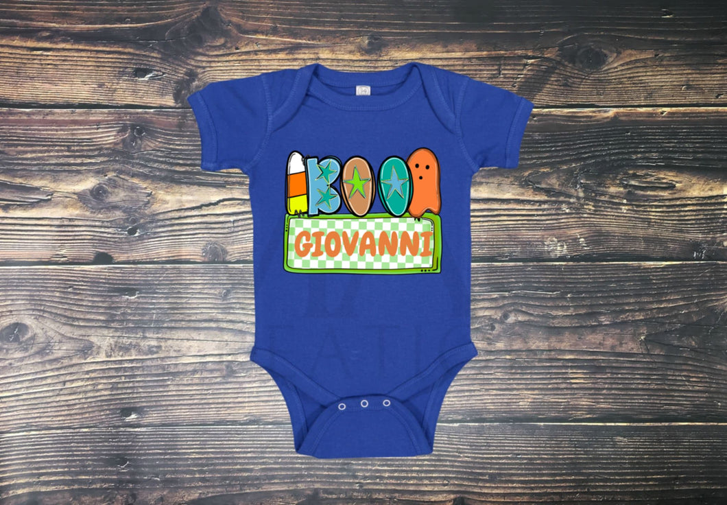 Green Boo (boy) (Personalized)