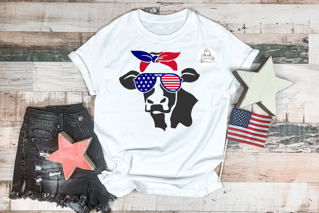 Patriotic Cow