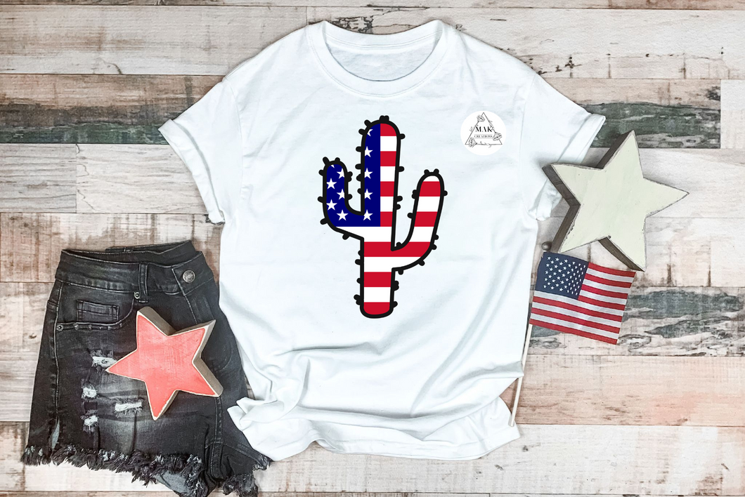 Patriotic Cactus