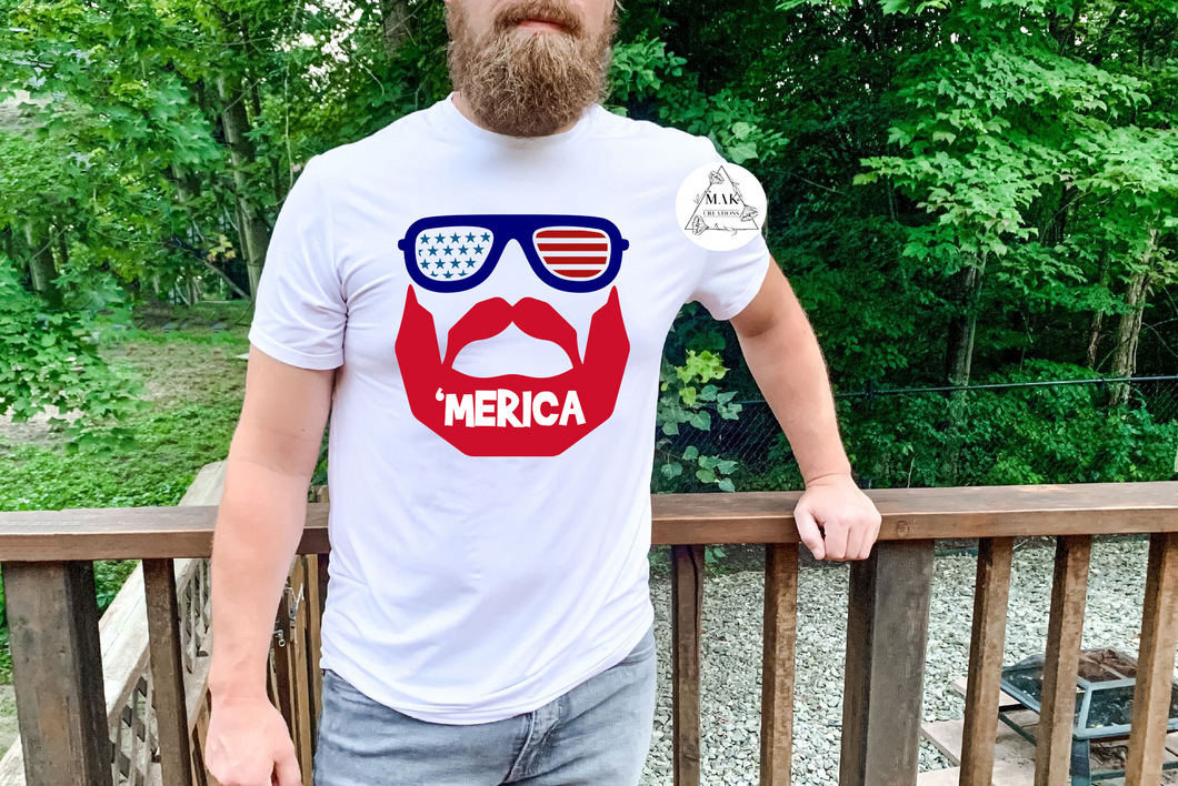 Patriotic Bearded Man #2
