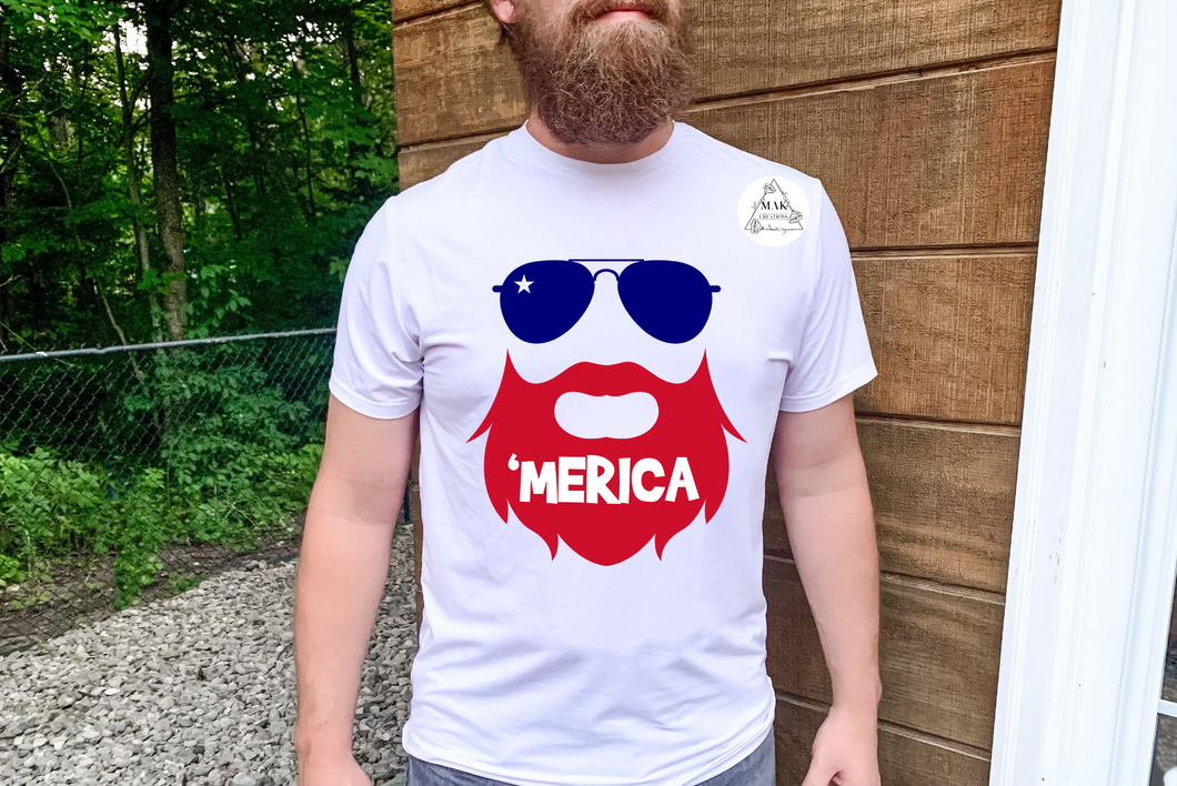 Patriotic Bearded Man #3