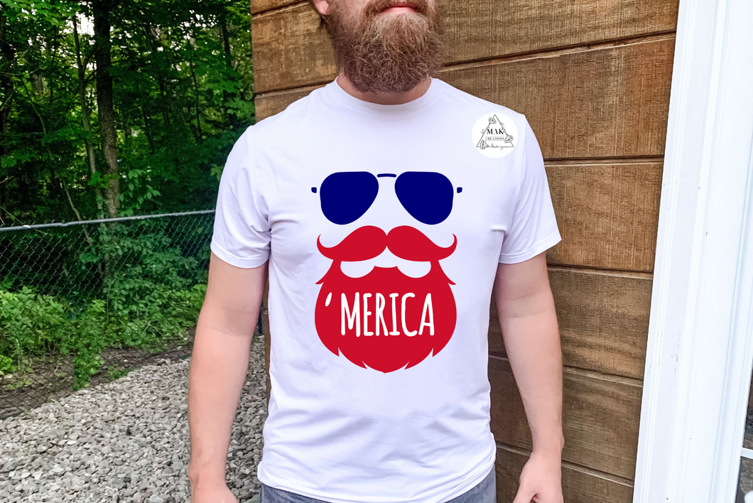 Patriotic Bearded Man #4