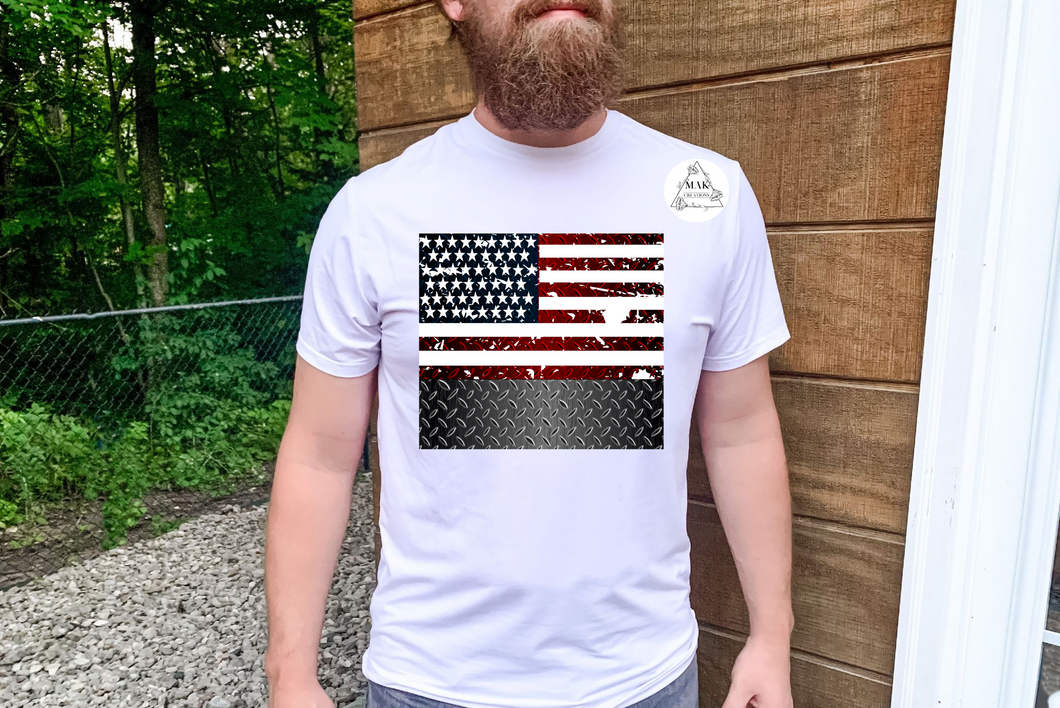 American Flag Gunmetal