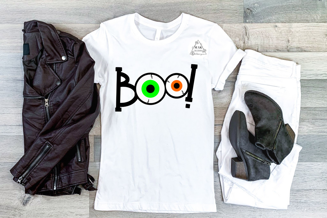 Boo (with eyeballs) (AVAILABLE IN ALL SIZES)