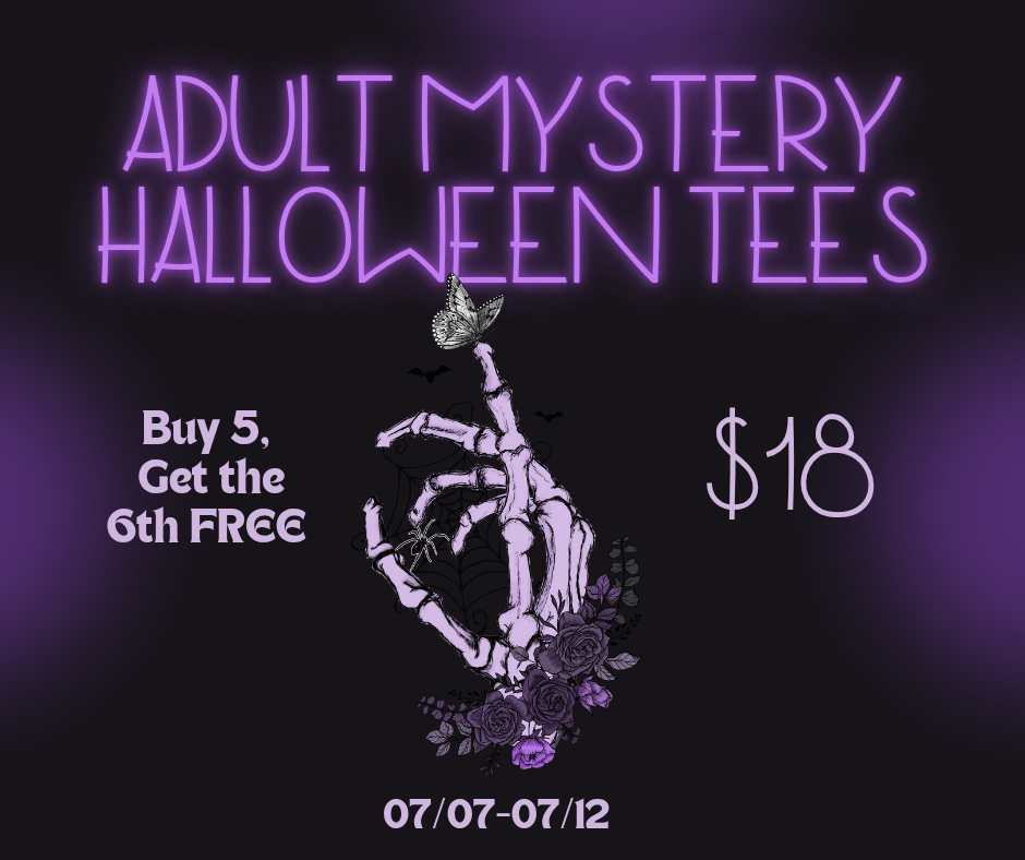 $18 Adult MYSTERY Halloween Shirt