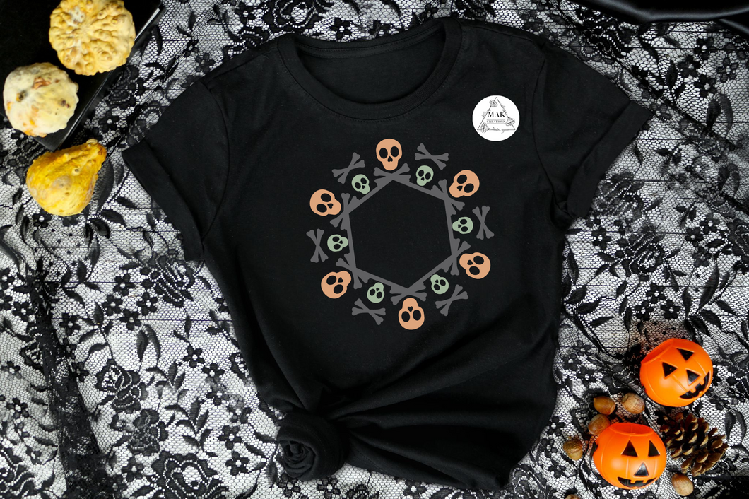 Skull and Crossbones Frame (Can Be Personalized) (AVAILABLE IN ALL SIZES)