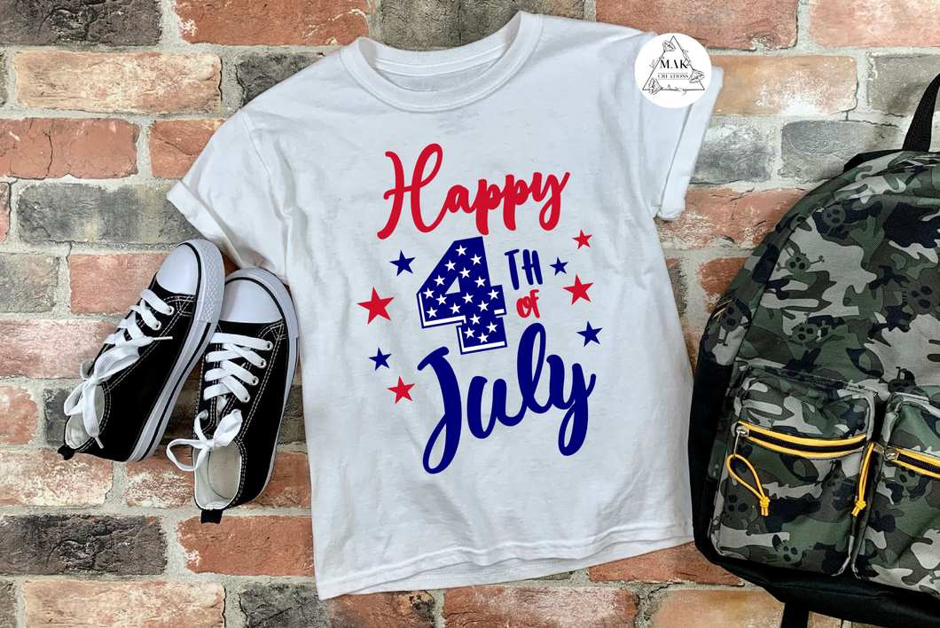 Happy 4th of July (with stars)