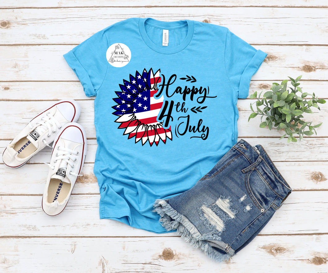 Happy 4th of July Sunflower