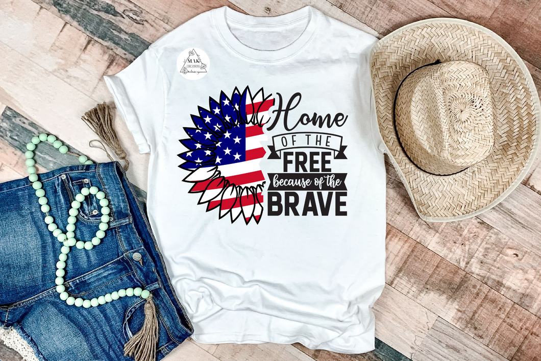 Home of the Free Sunflower