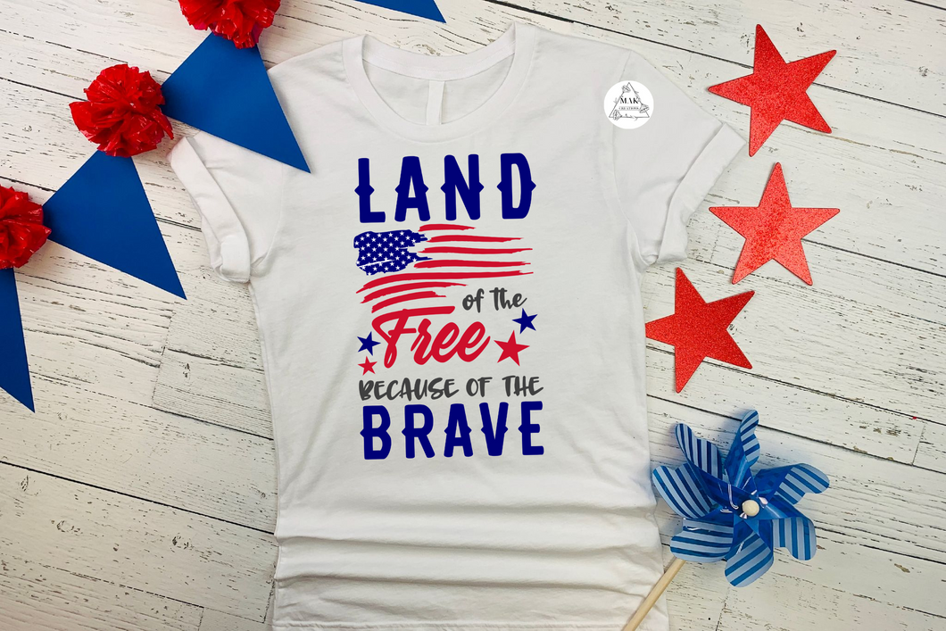 Land of the Free (with flag)