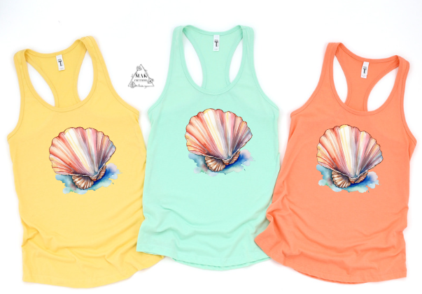 Seashell Option 1 (AVAILABLE IN ALL SIZES)