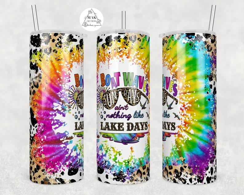 Boat Waves, Lake Days Tumbler