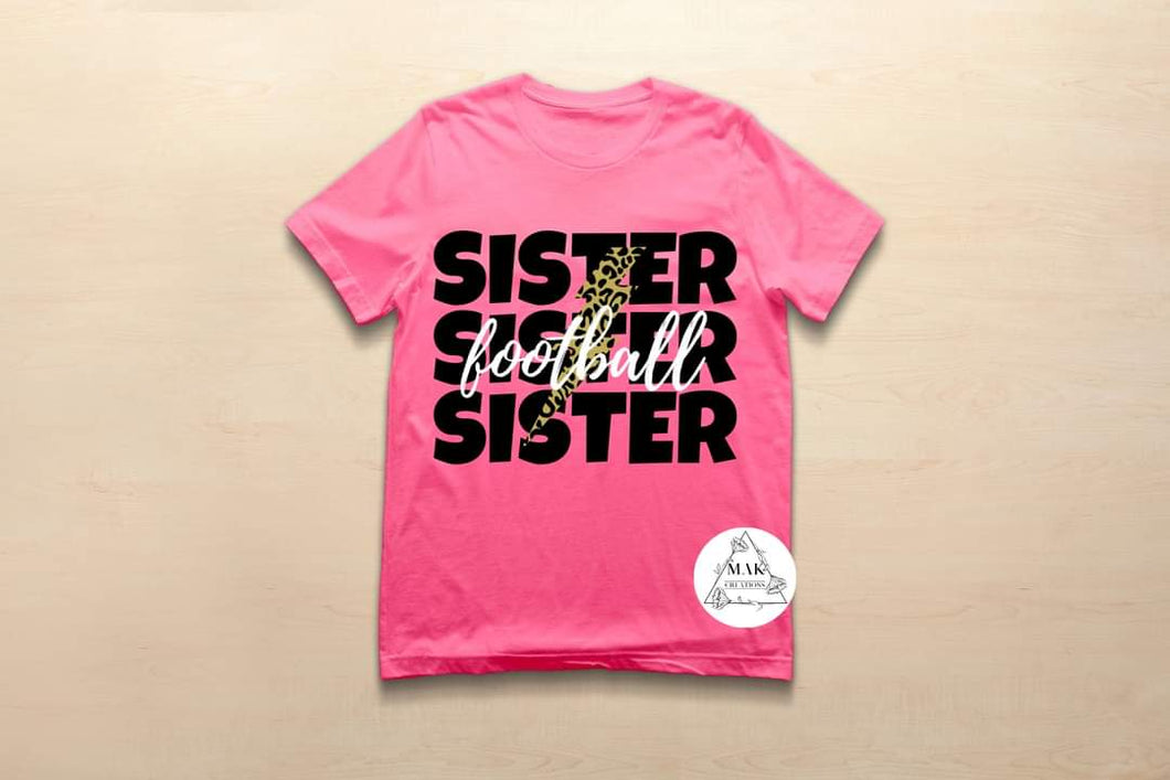 Flashes Football Sister (black font)