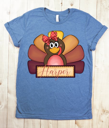 Personalized Turkey (girl)
