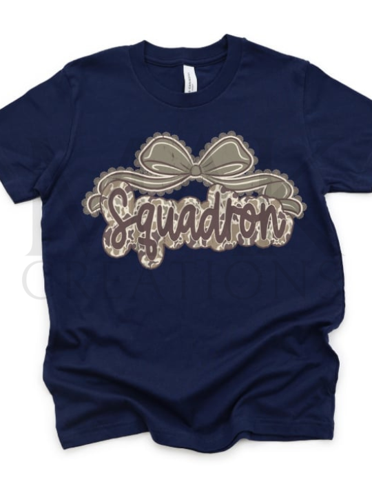 Squadron Camo with Bow