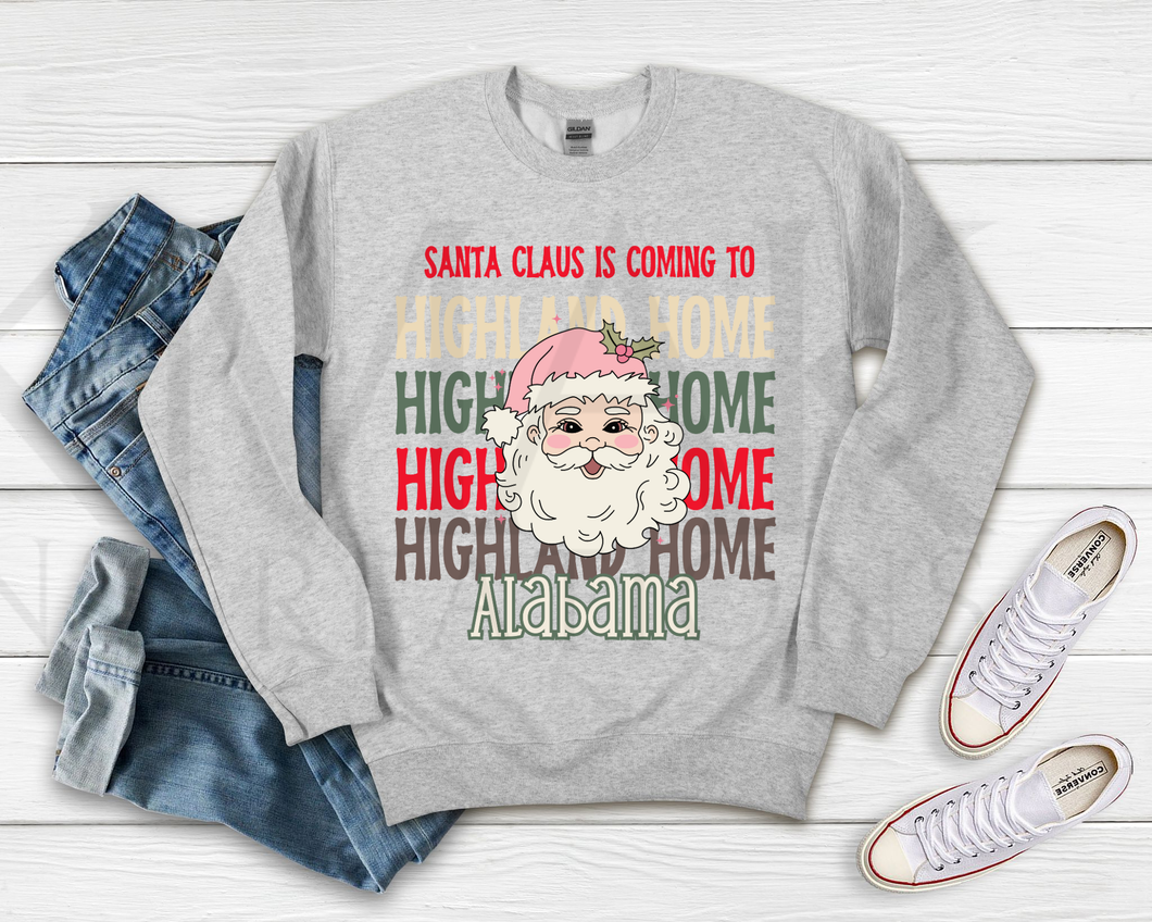 Santa Claus is Coming to HH (red and green)