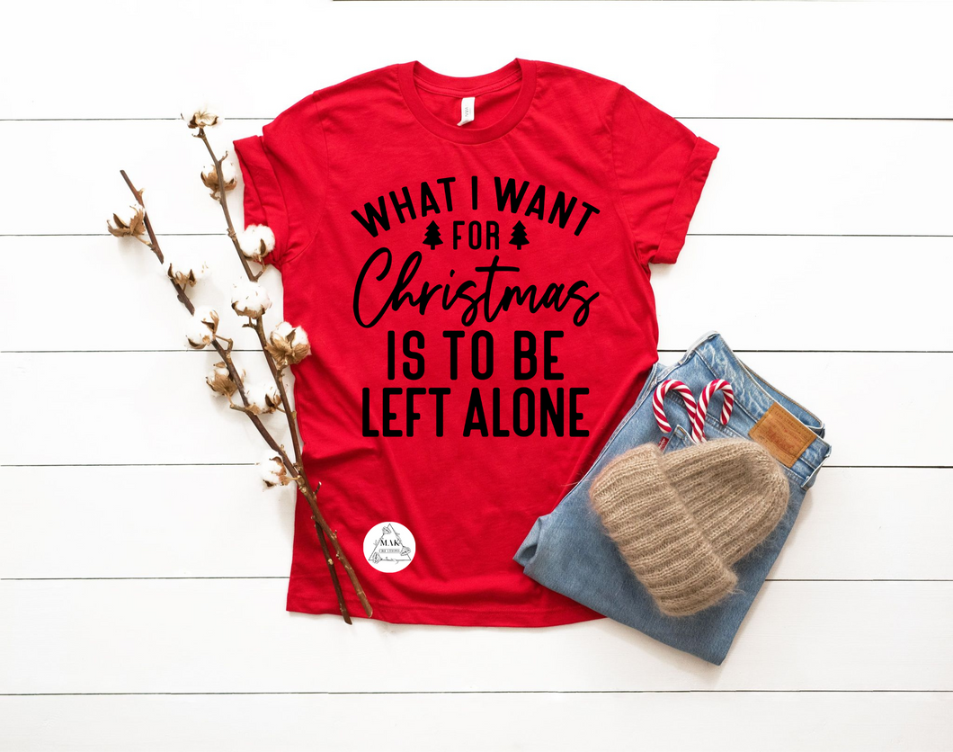 Left Alone for Christmas (AVAILABLE IN ALL SIZES)
