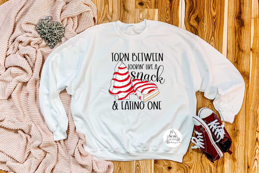 Torn Between Lookin Like a Snack (AVAILABLE IN ALL SIZES)