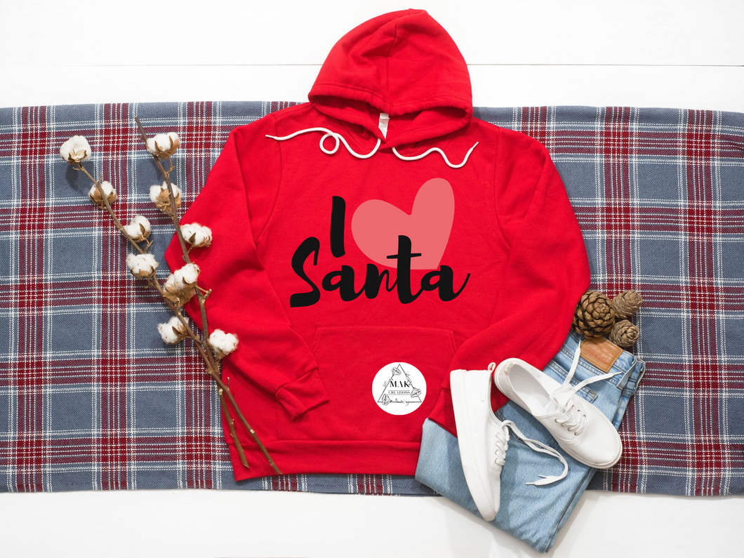 I Heart Santa (AVAILABLE IN ALL SIZES)