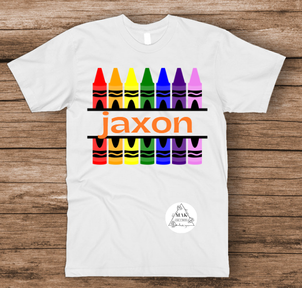 Personalized Crayons Option #2