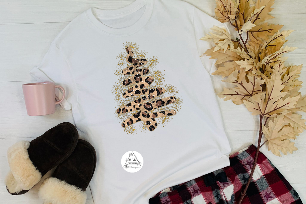 Leopard Christmas Tree (AVAILABLE IN ALL SIZES)