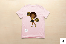 Load image into Gallery viewer, Black and Yellow/Gold Cheerleaders
