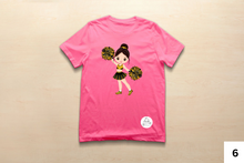 Load image into Gallery viewer, Black and Yellow/Gold Cheerleaders
