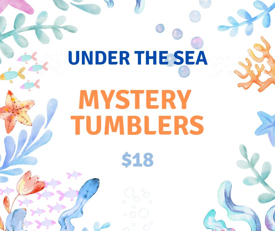 $18 Mystery 20 oz Under the Sea Tumbler