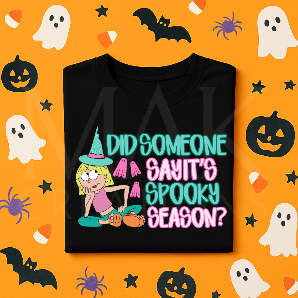 Did Someone Say Spooky Season (pink ghosts)