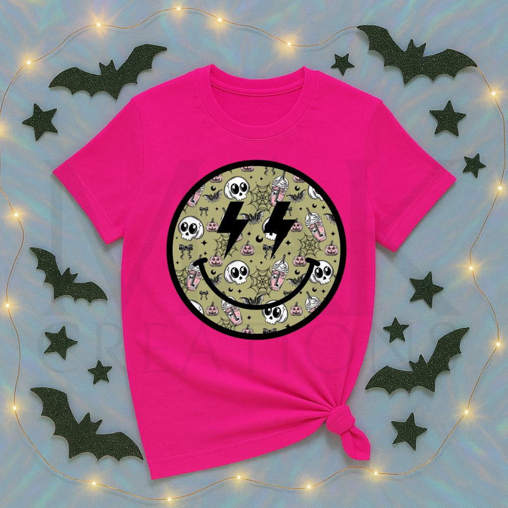 Skulls and Drinks Smiley