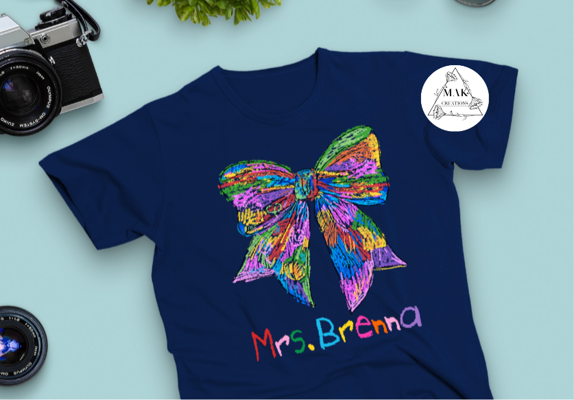 Colorful Name Bow