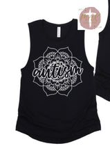 Load image into Gallery viewer, Autism Flower (White Print)  (AVAILABLE IN ALL SIZES)
