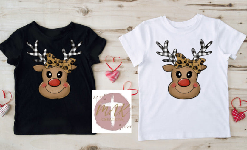 Reindeer Face (AVAILABLE IN ALL SIZES)