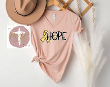 Load image into Gallery viewer, Hope (Yellow Ribbon) (AVAILABLE IN ALL SIZES)
