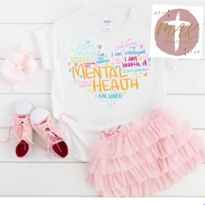 Mental Health Heart (AVAILABLE IN ALL SIZES)