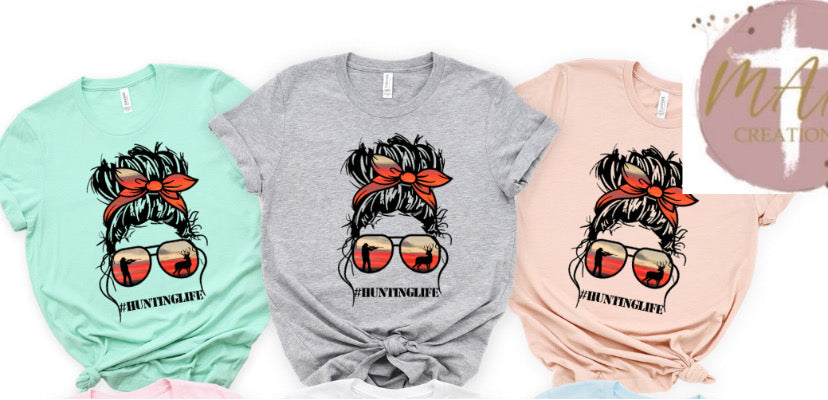 #Huntinglife (Messy Bun) (AVAILABLE IN ALL SIZES)