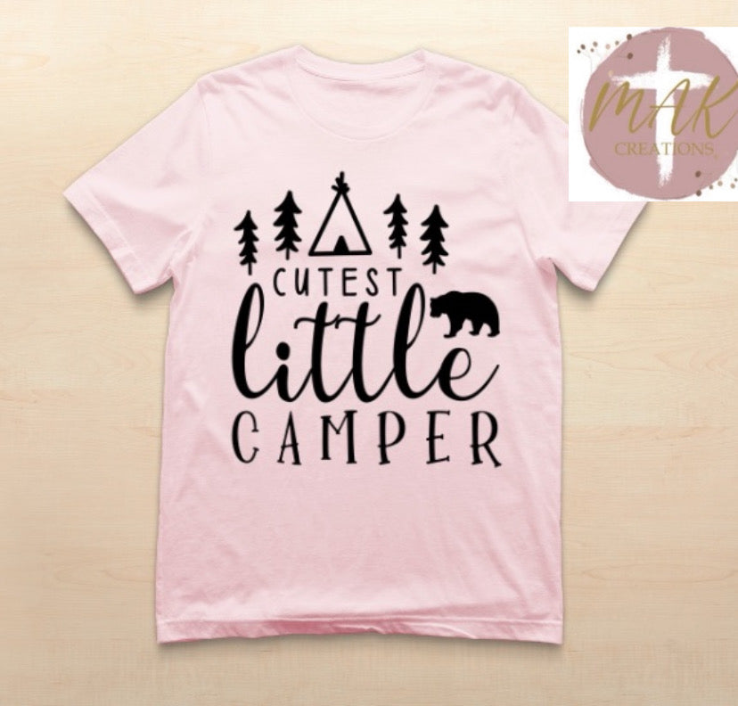 Cutest Little Camper (AVAILABLE IN ALL SIZES)