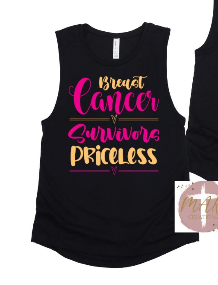 Breast Cancer Survivor Priceless (AVAILABLE IN ALL SIZES)