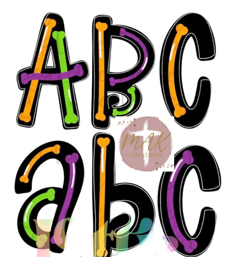 Personalized Halloween Name #8 (AVAILABLE IN ALL SIZES)