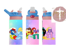 Load image into Gallery viewer, 12oz Kids Flip Top Tumbler Glow in the Dark/Color changing (MULTIPLE COLOR OPTIONS)
